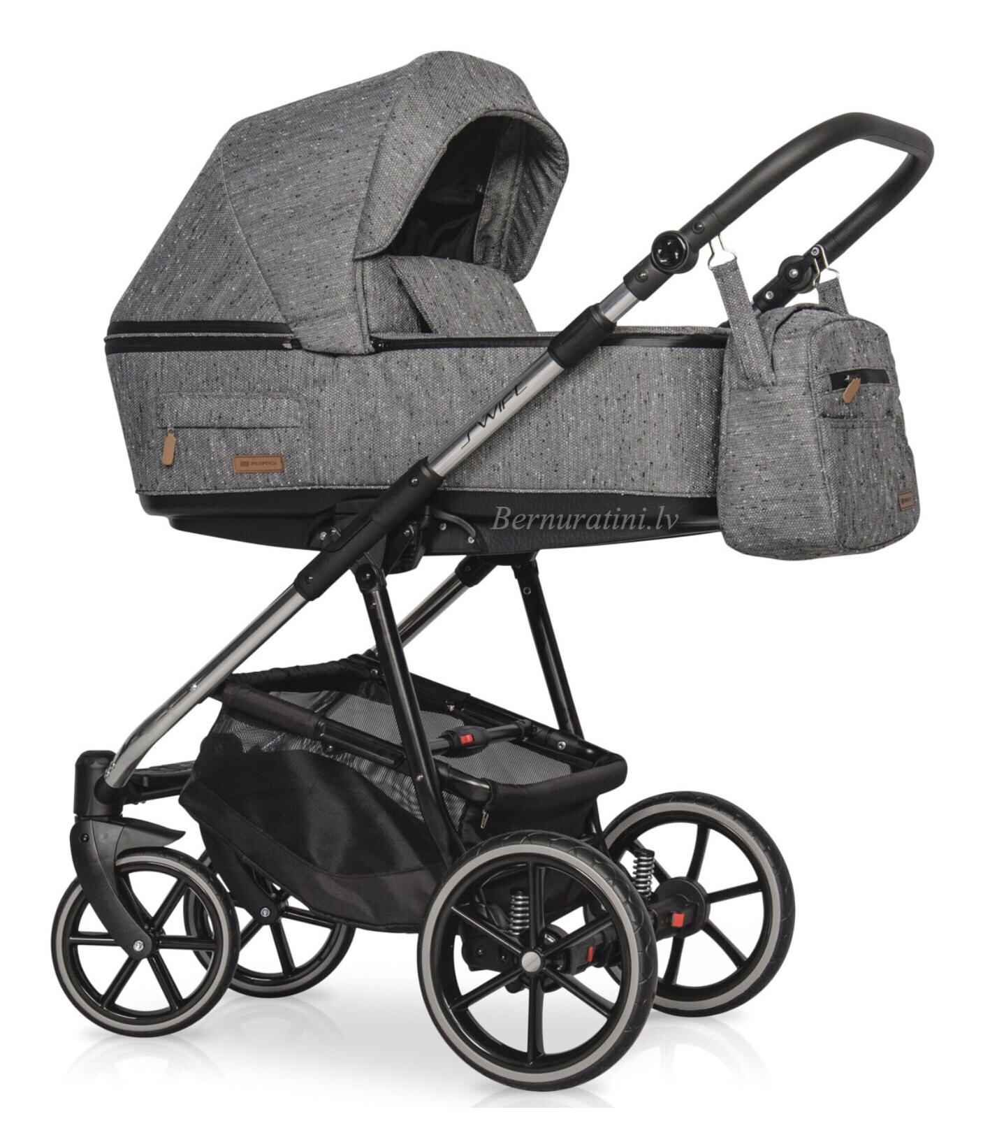 Riki Swift Premium 12 Titanium bērnu rati 3-1