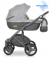 Kur pirkt bērnu rati Riko Vario grey 