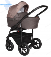 BabyMerc Q9 175 (brūna) bērnu rati 3-1