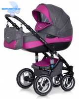 bērnu universālie rati Riko Brano 08 Magenta