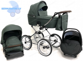 Roan Coss classic night green bērnu rati 