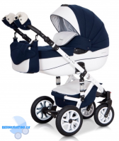 bērnu universālie rati Riko Brano Ecco 11 Navy 