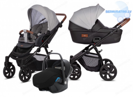 Tutis Aero 3-1 112 Buran (Eco Black) bērnu rati