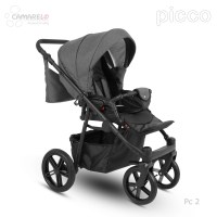 Camarelo picco 02 bērnu rati 